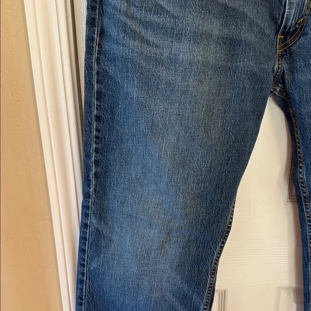 Levi's Blue Straight Jeans Classic Style - Picture 4 of 7